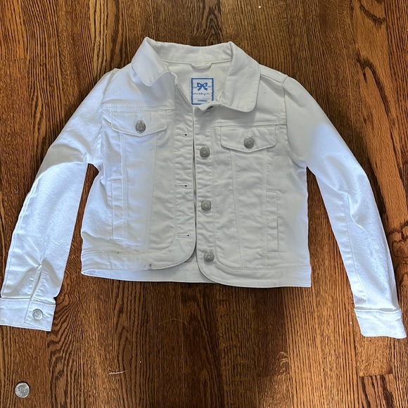 Shrug (boléro) Gymboree Blanc - Taille 4 - Manches Courtes - Occasion Très Bon état - Fille